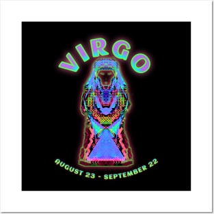 Virgo 8b Black Posters and Art